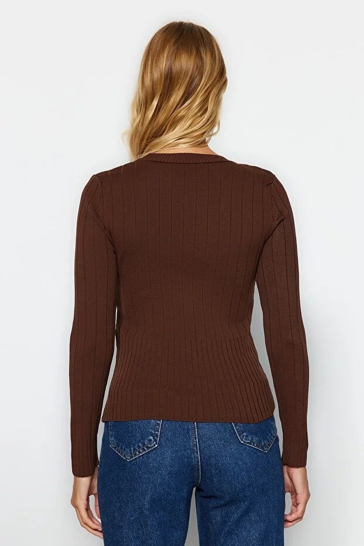 Basic Crew Neck Knit Sweater