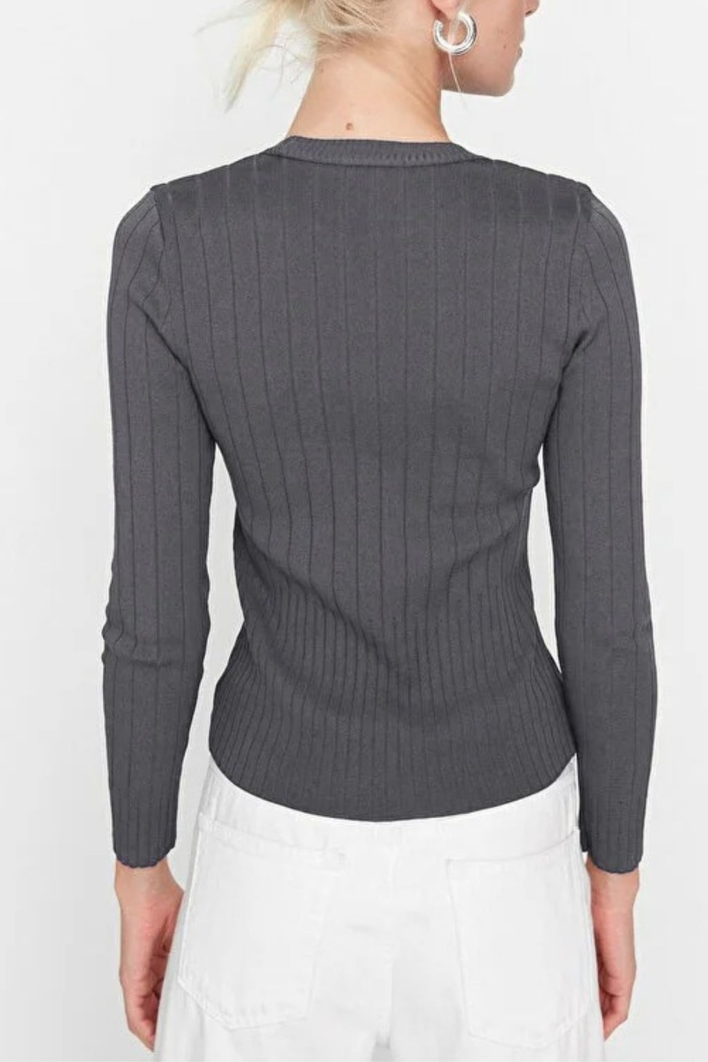 Basic Crew Neck Knit Sweater