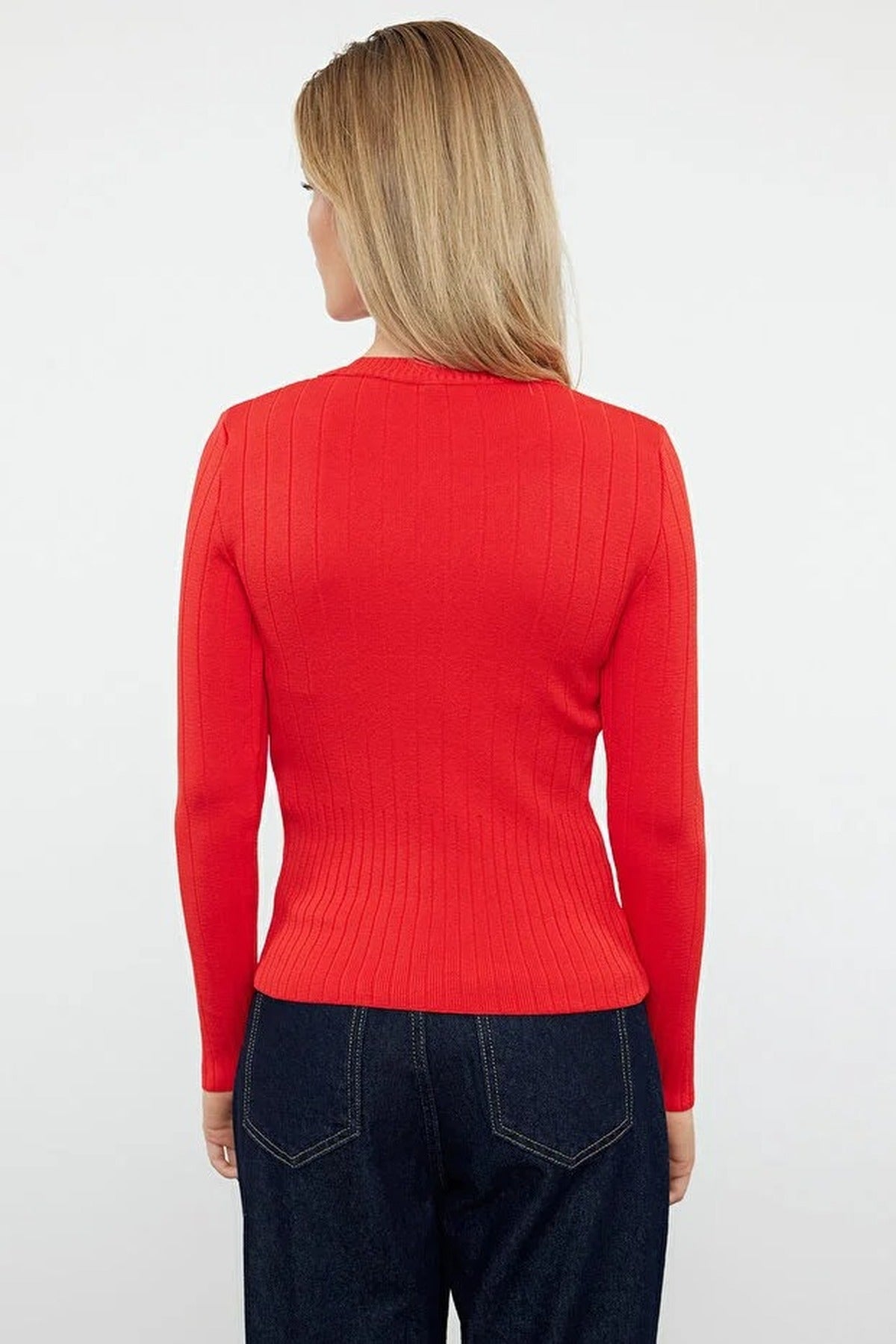 Basic Crew Neck Knit Sweater