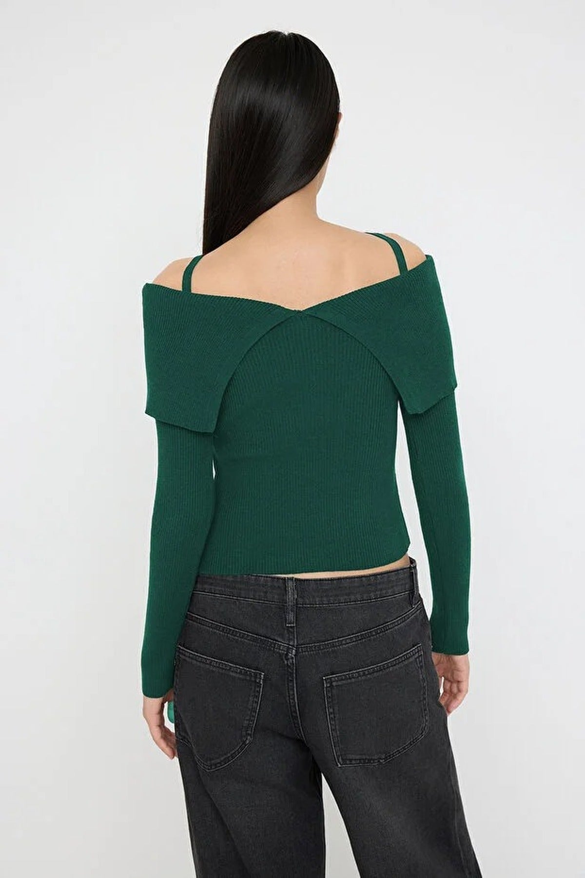 Carmen Halter Neck Knit Sweater