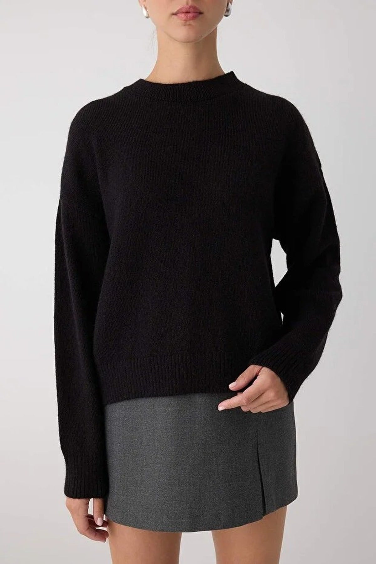 Alpaca Wool Blend Premium Oversize Knit Sweater