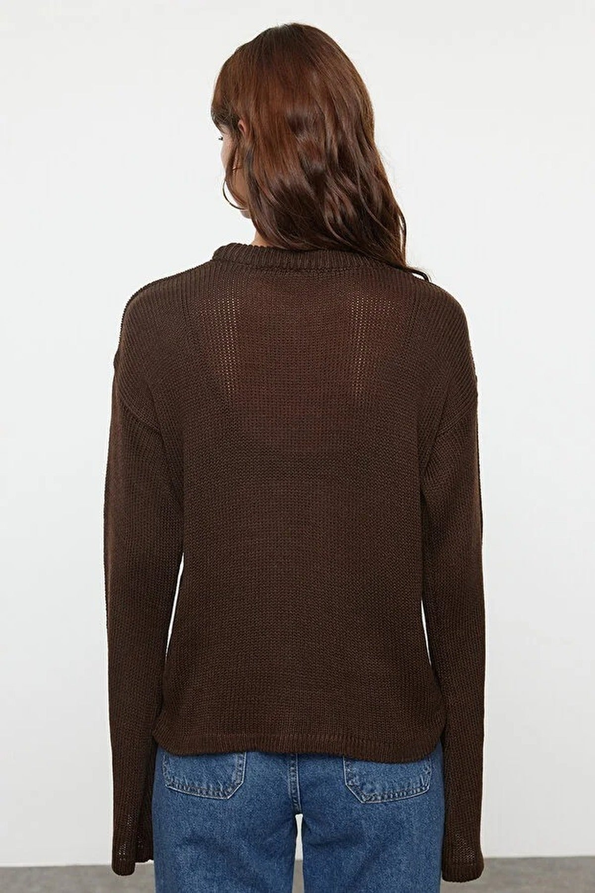 Oversize Soft-Textured Knit Sweater