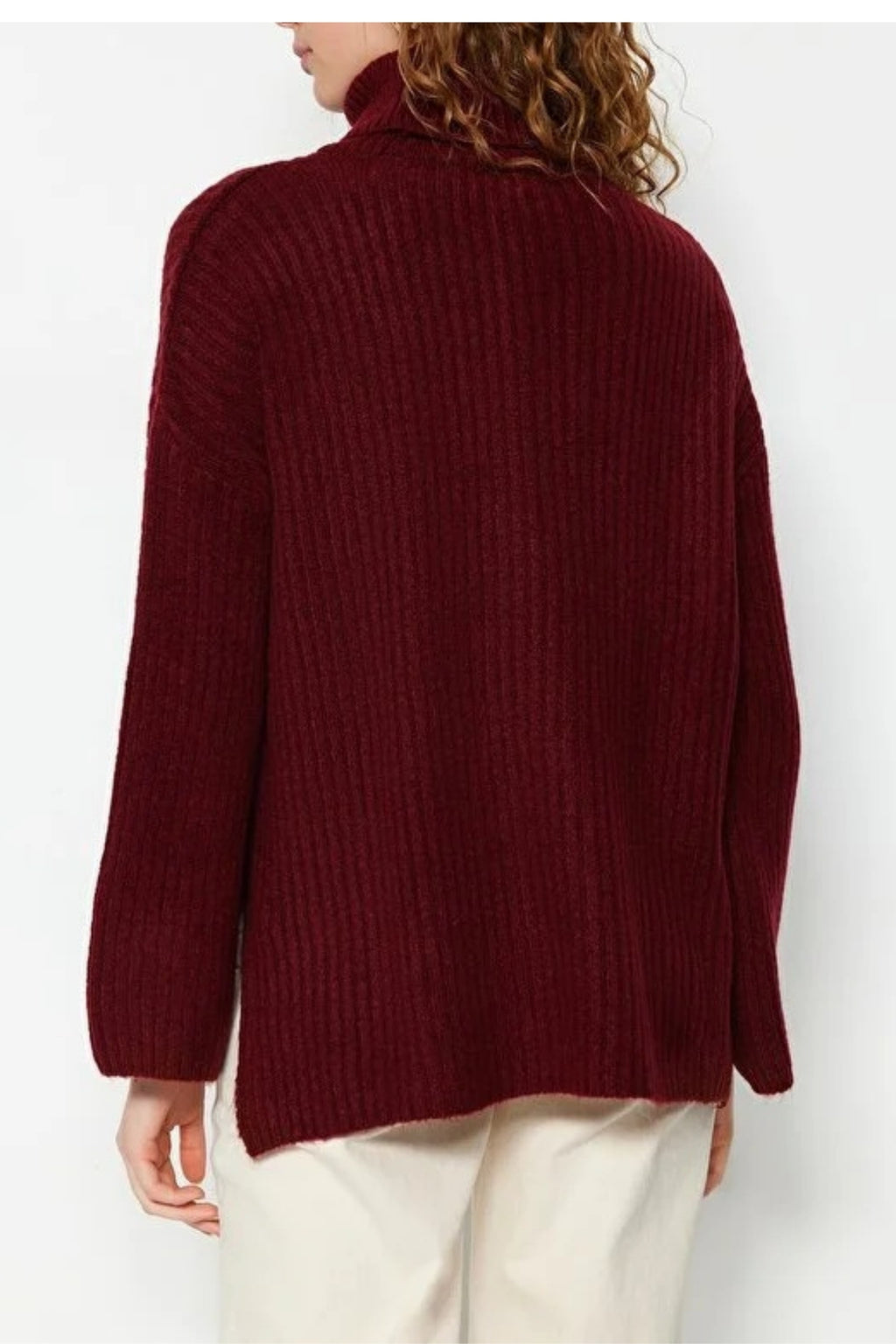 Soft-Textured Knit Sweater
