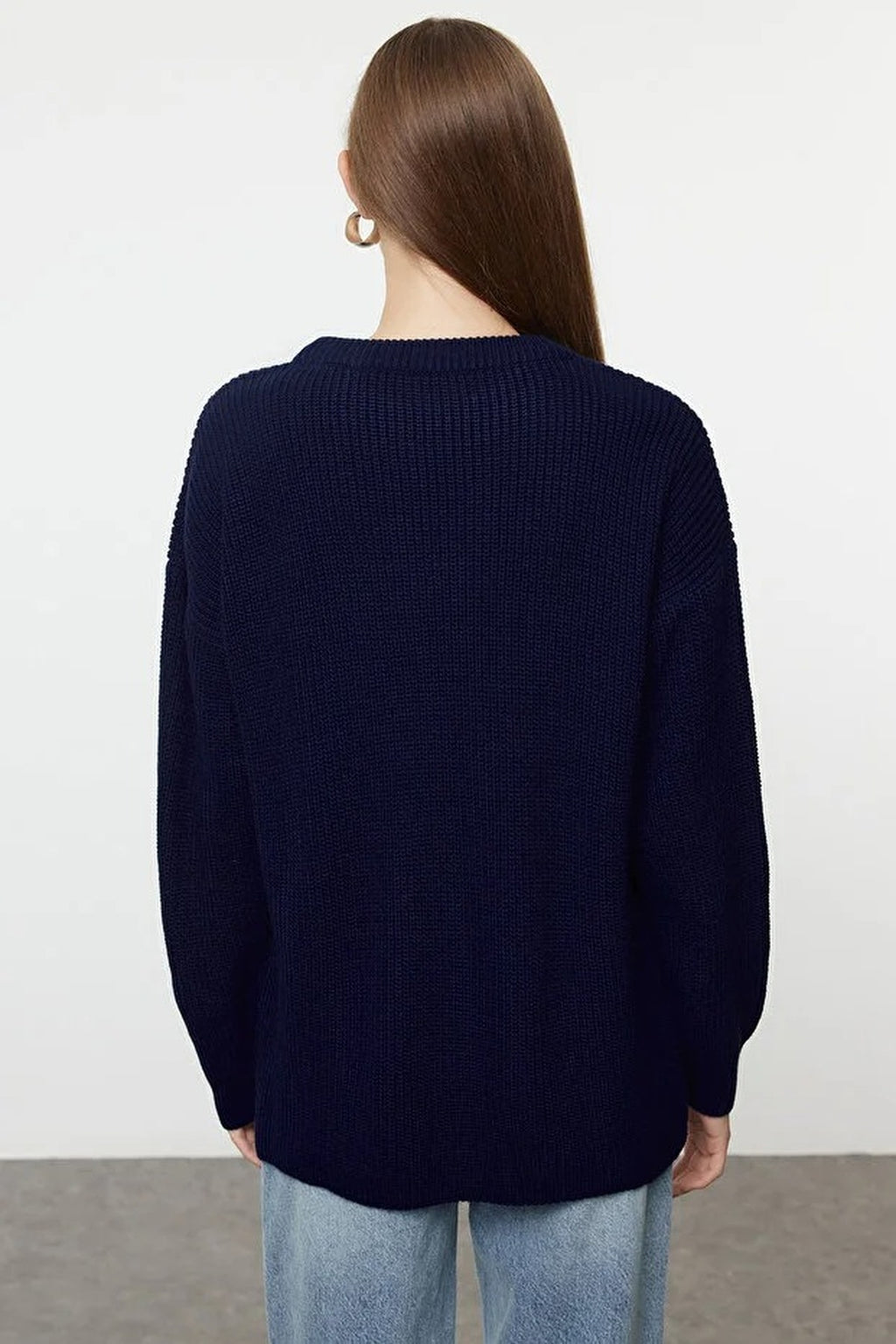 Ribbed Soft Textured Knit Sweater