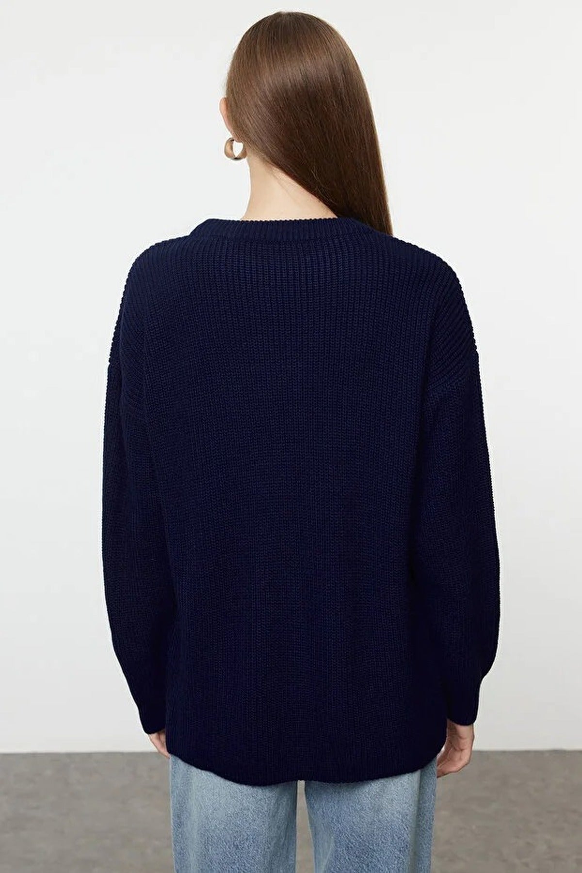 Ribbed Soft Textured Knit Sweater