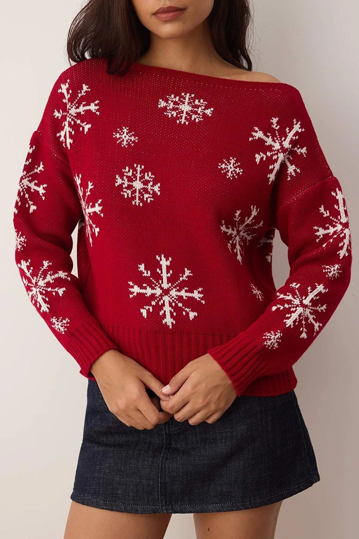 Christmas Themed Knit Sweater