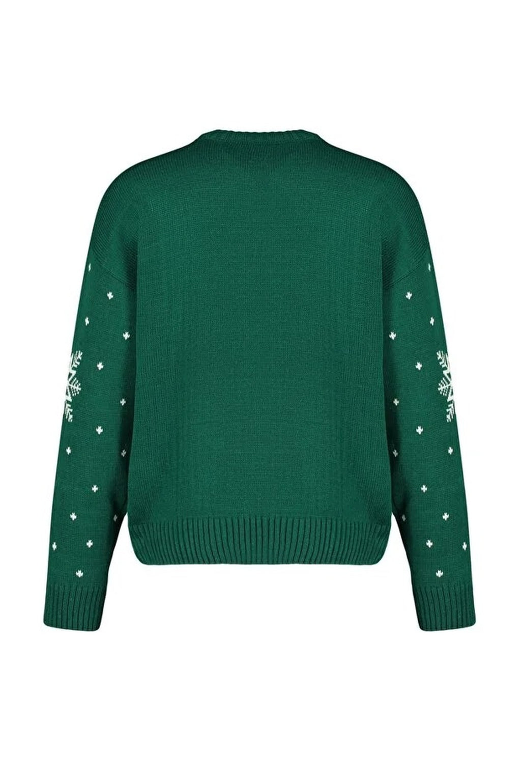 Christmas Themed Jacquard Knit Sweater