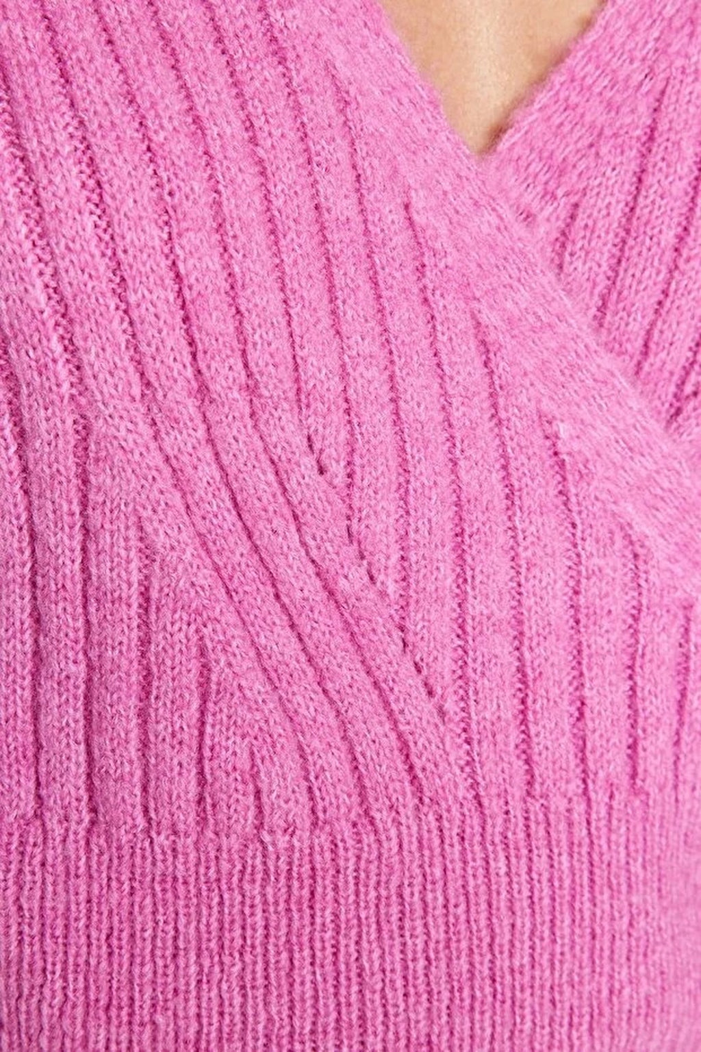 Crop Soft Textured Double Breasted Knit Sweater