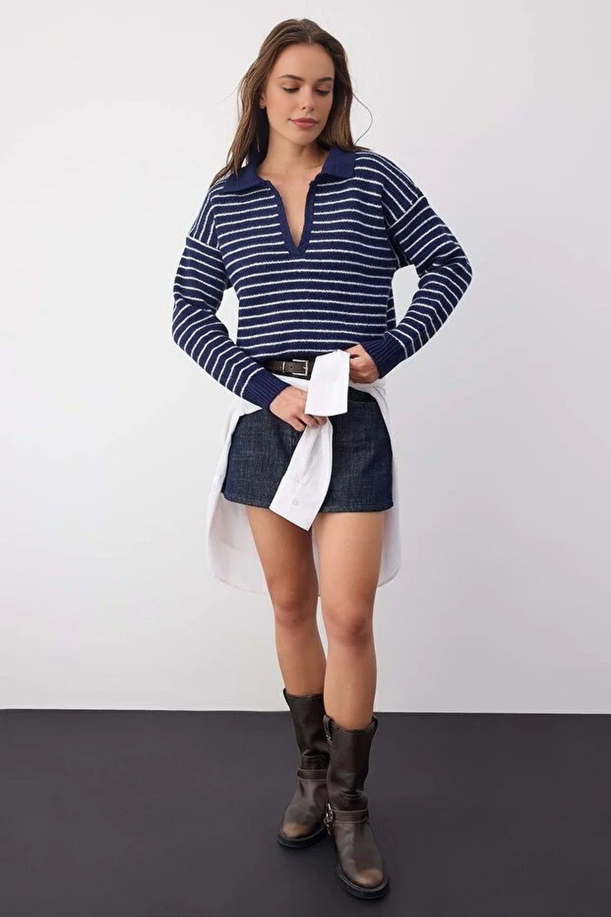 Soft Textured Knit Sweater