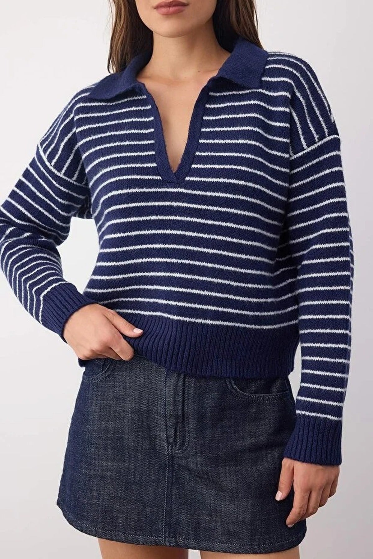 Soft Textured Knit Sweater