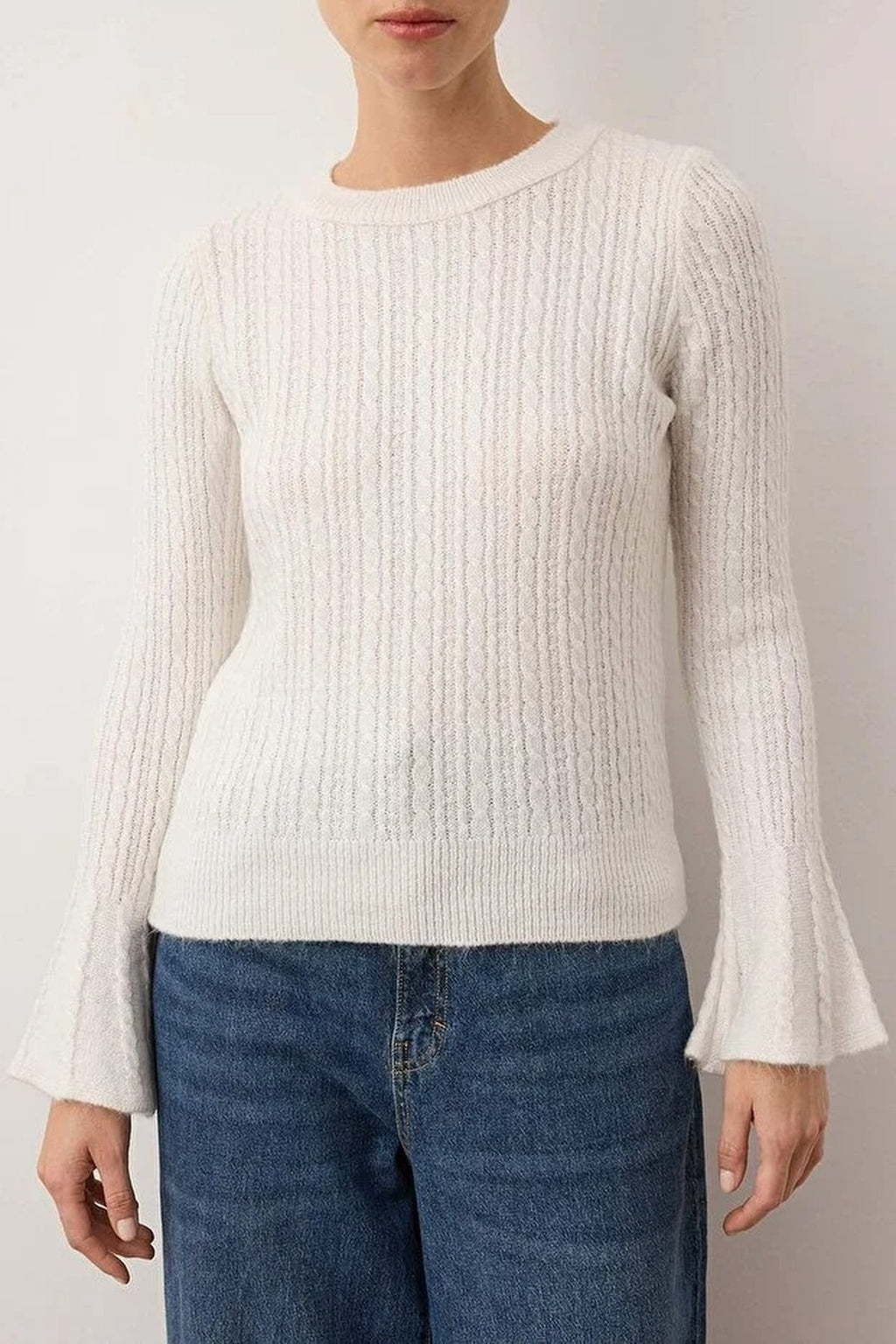 Spanish Sleeve Knitted Sweater