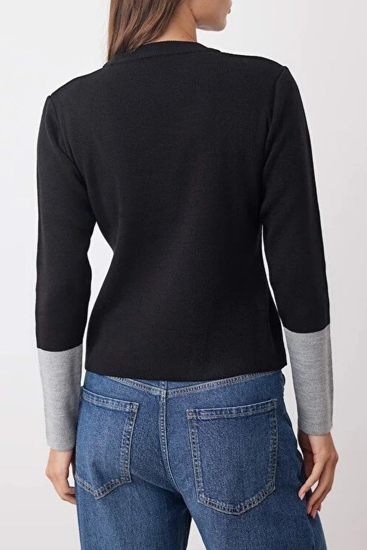 Color Blocking Knit Sweater