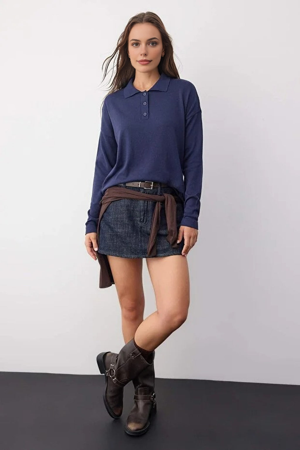 Loose Fit Knit Sweater