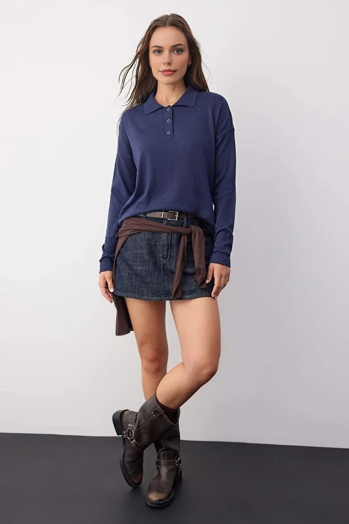 Loose Fit Knit Sweater