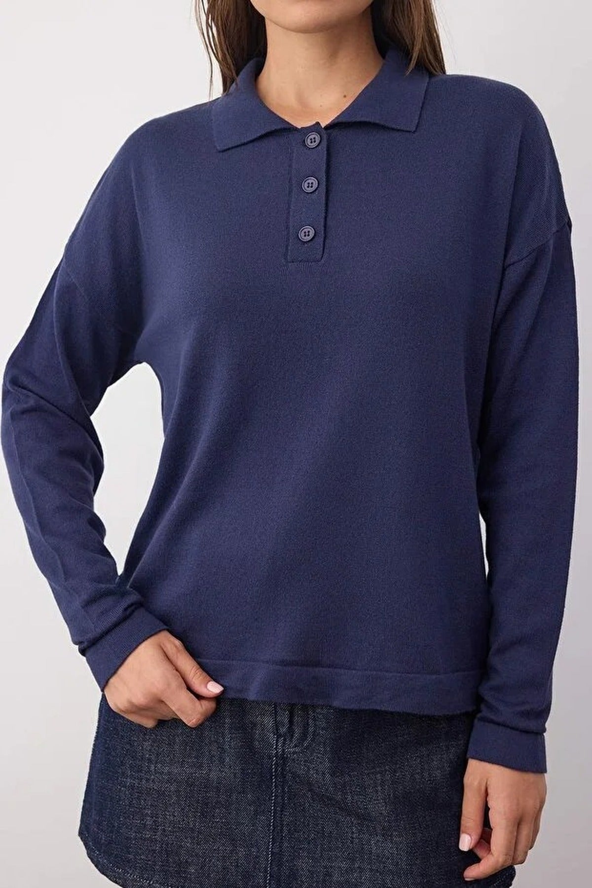 Loose Fit Knit Sweater