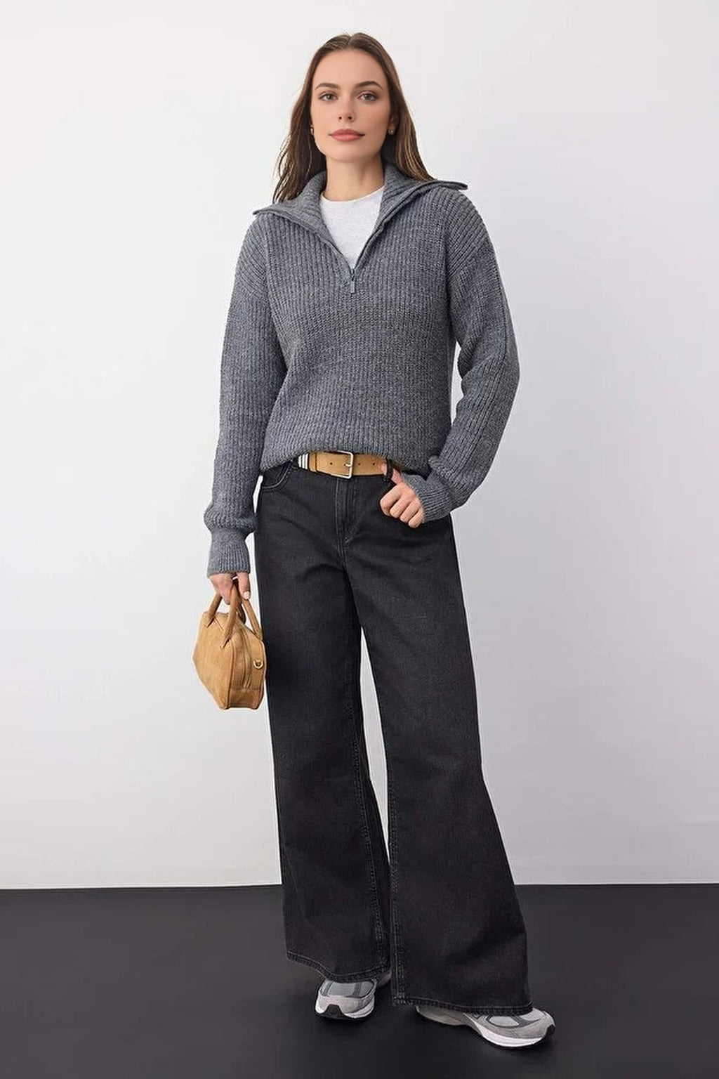 Soft Textured Knit Sweater