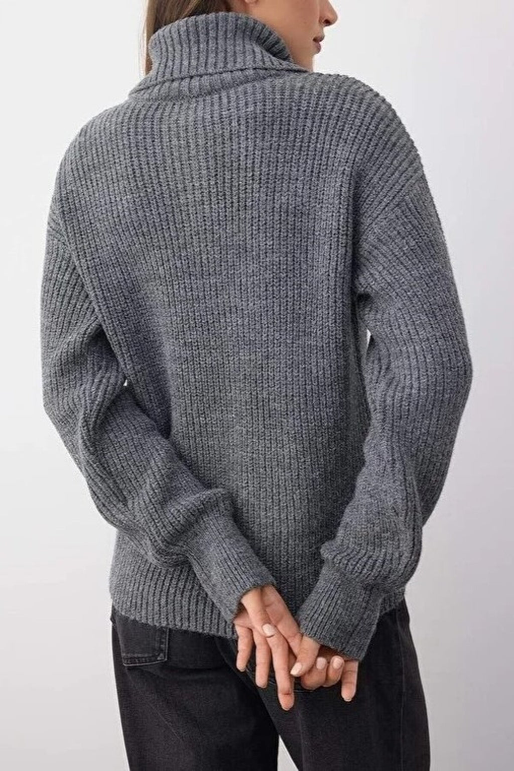 Soft Textured Knit Sweater