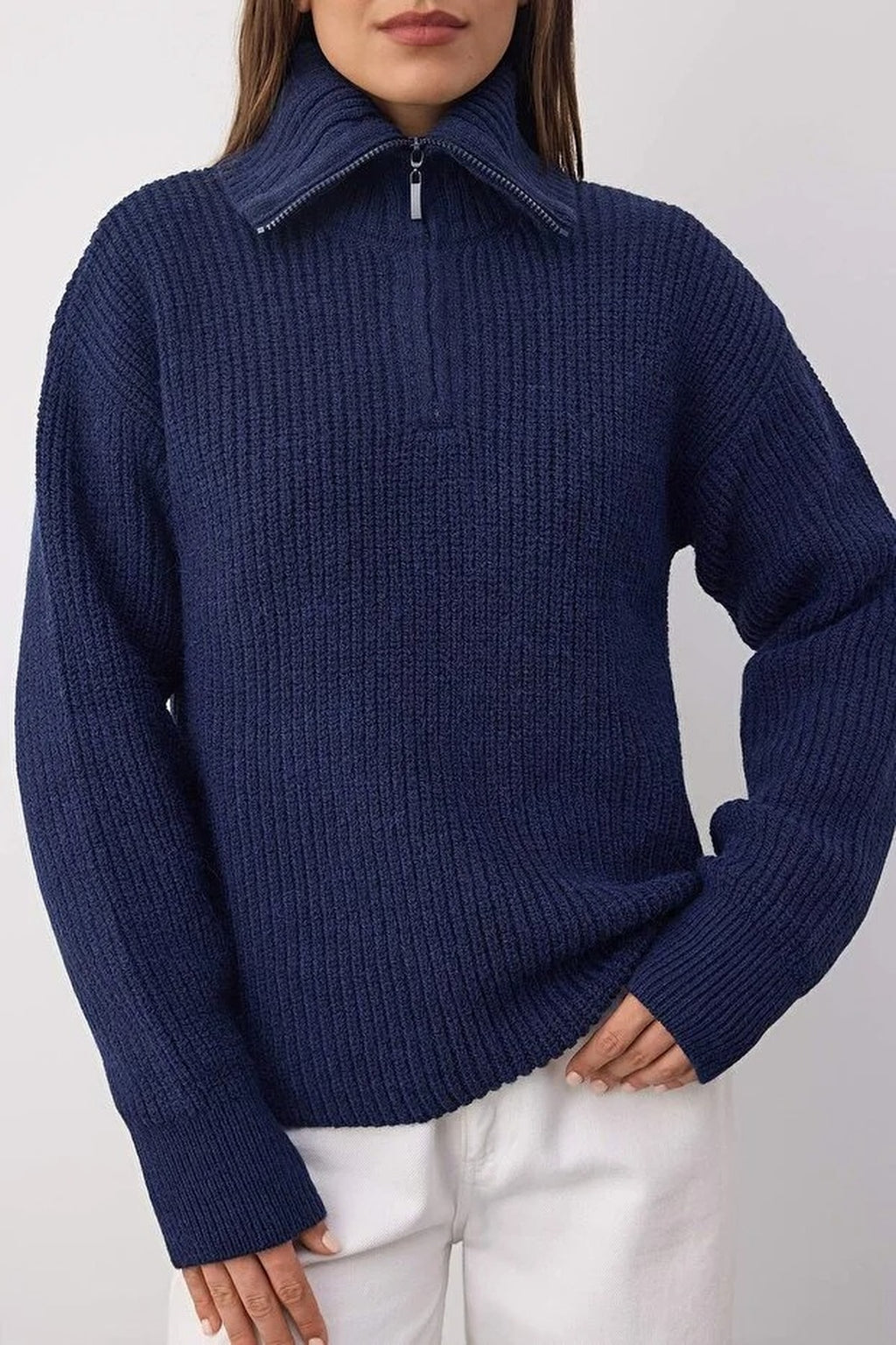 Soft Textured Knit Sweater