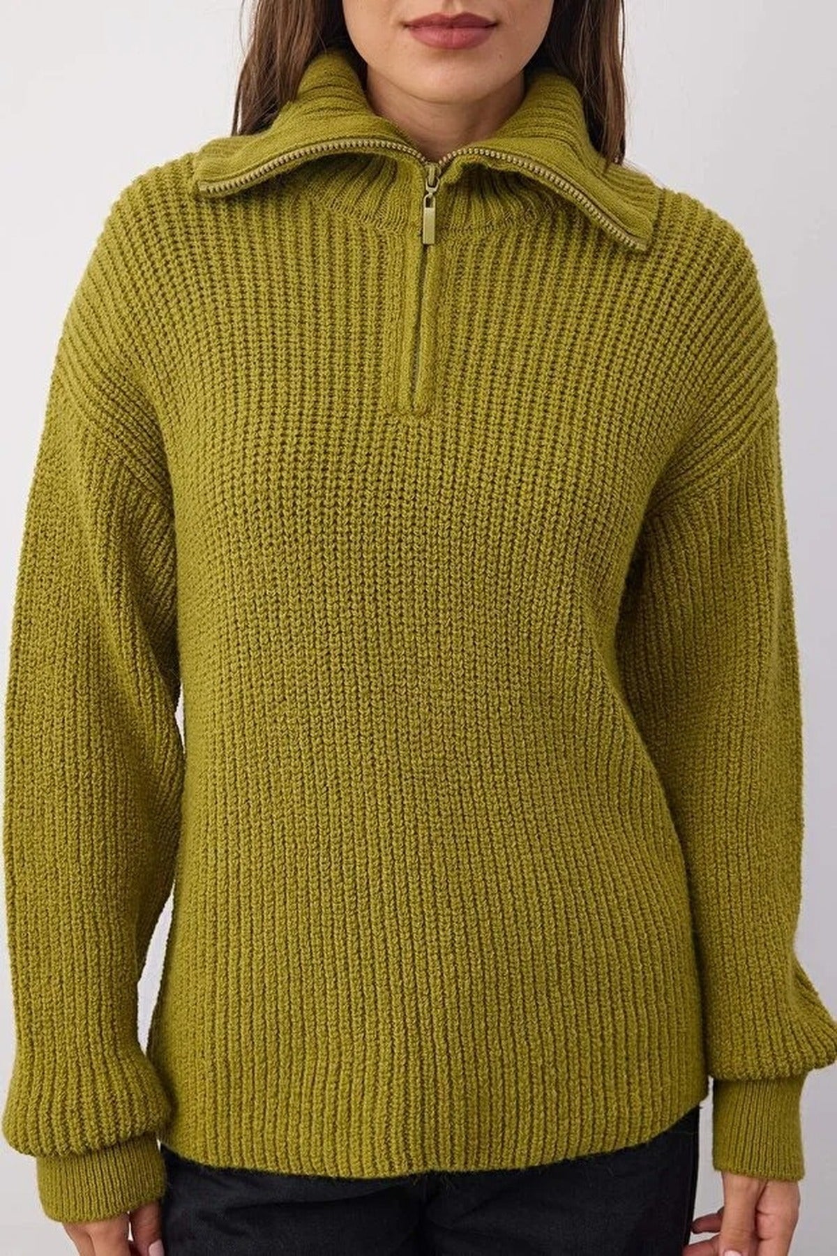 Soft Textured Knit Sweater