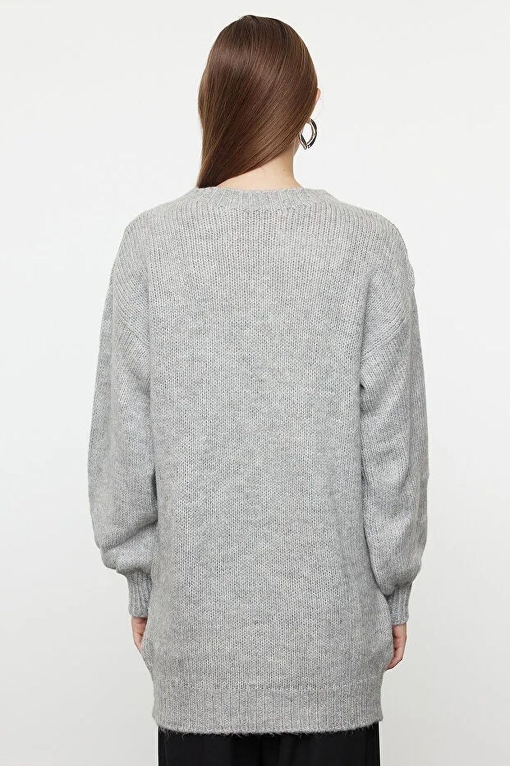 Knit Sweater with Bow Detail