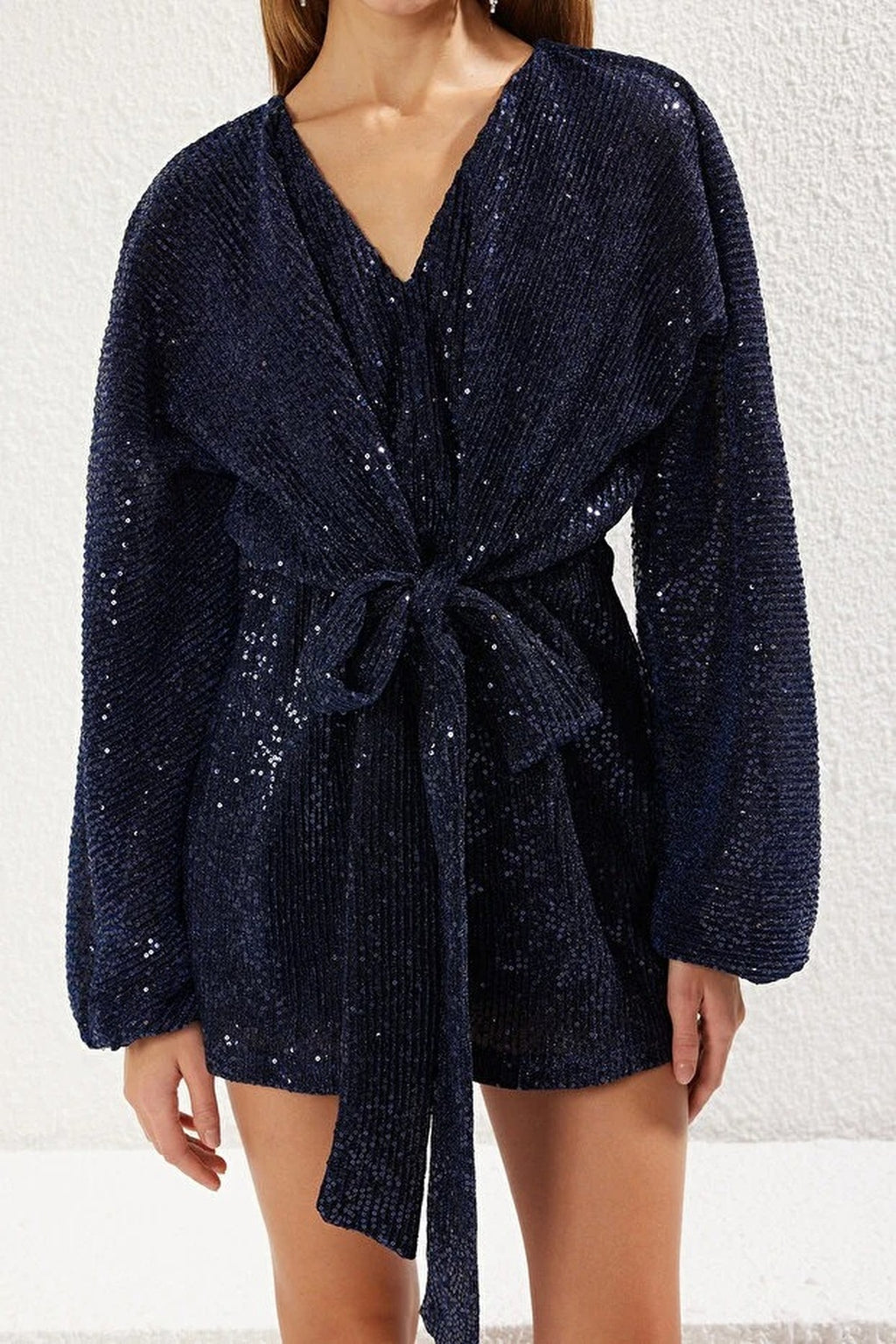 Glittery Sequin Short Jumpsuit