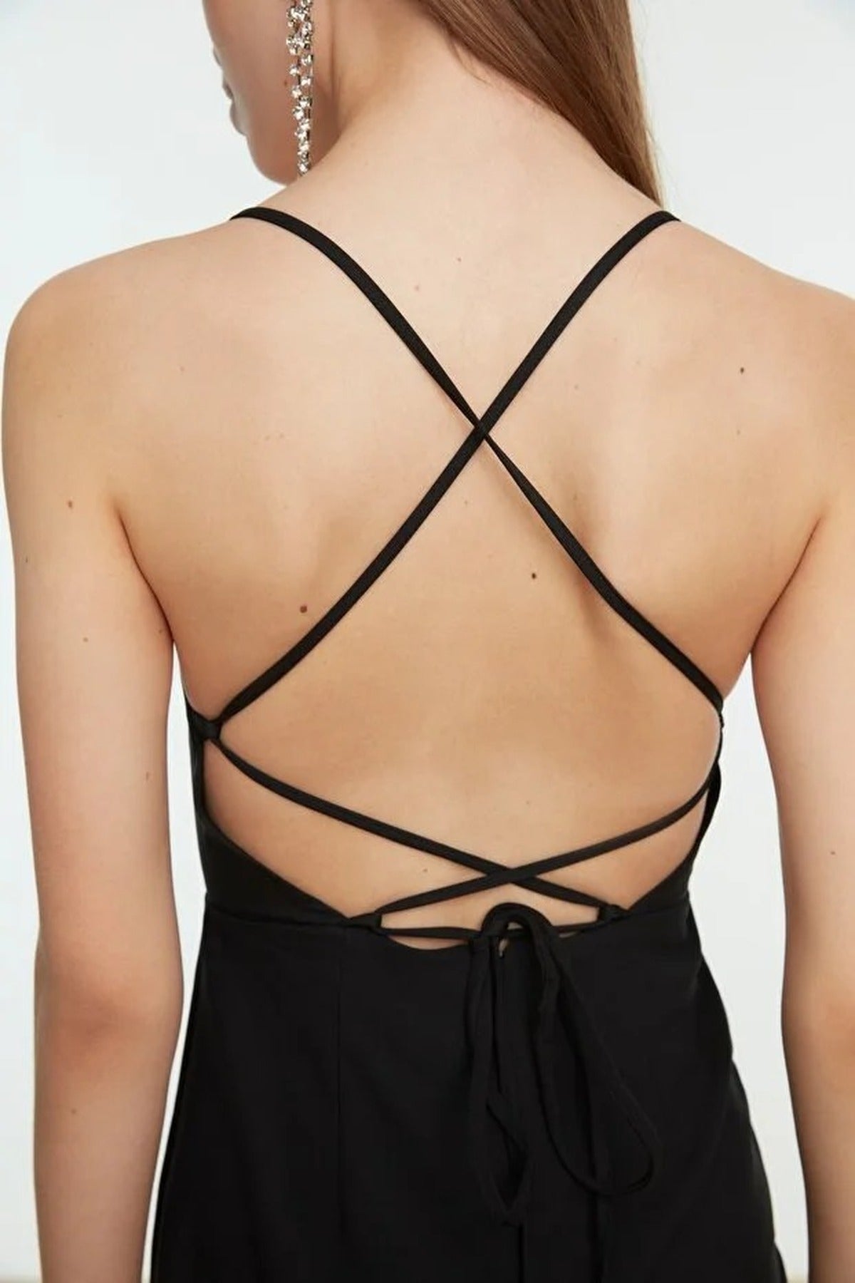 Woven Jumpsuit with Back Detail