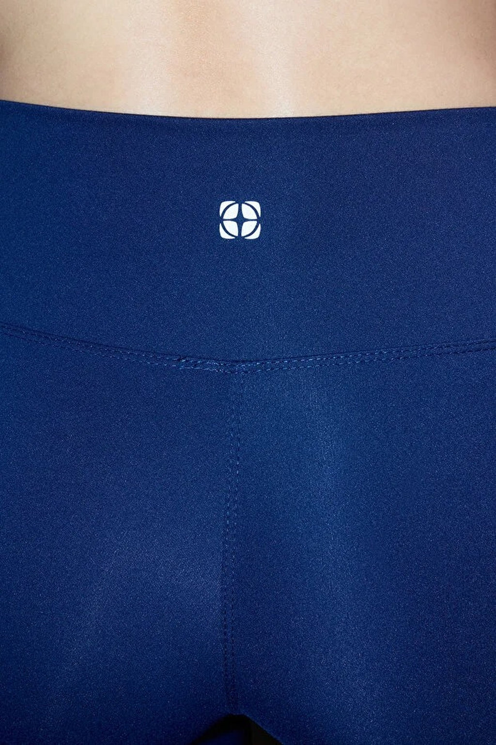 Soft Brushed Fabric Reflective Print Detailed Knitted Sports Leggings