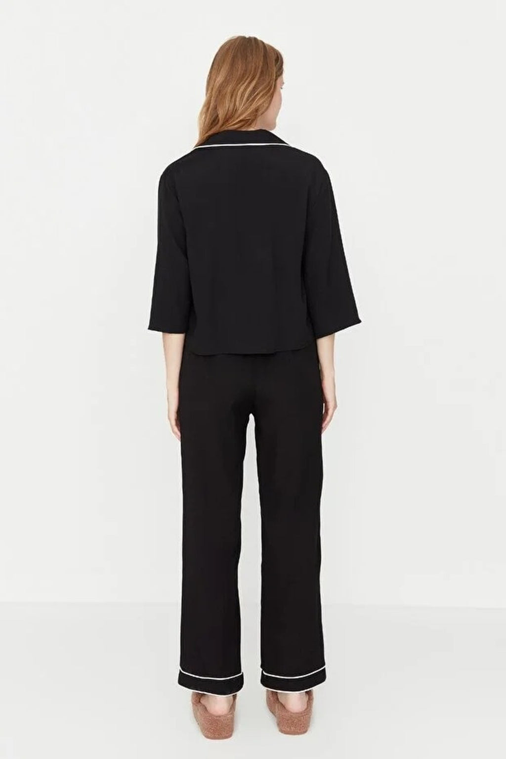 2-Piece Viscose Woven Pajama Set