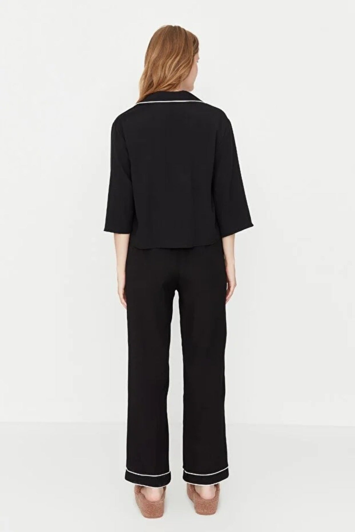 2-Piece Viscose Woven Pajama Set