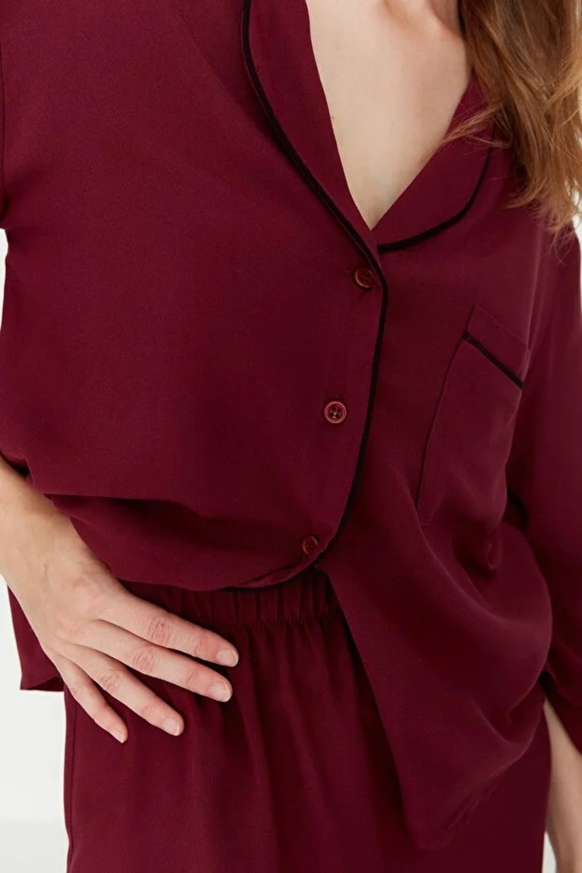 2-Piece Viscose Woven Pajama Set