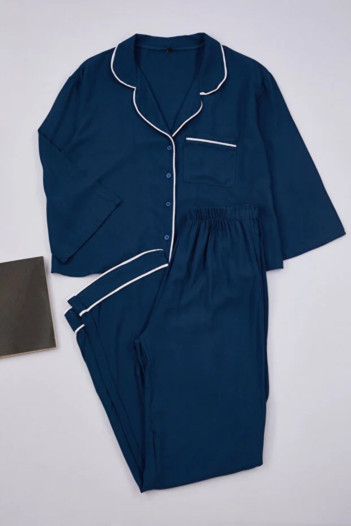 2-Piece Viscose Woven Pajama Set