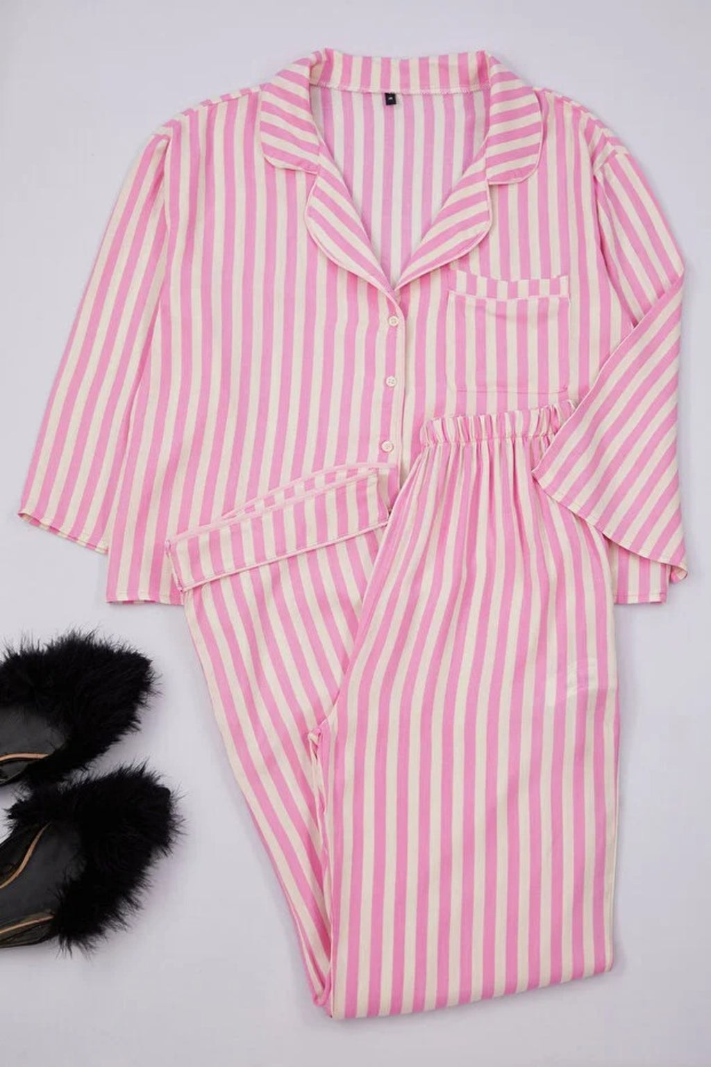 2-Piece Viscose Woven Pajama Set
