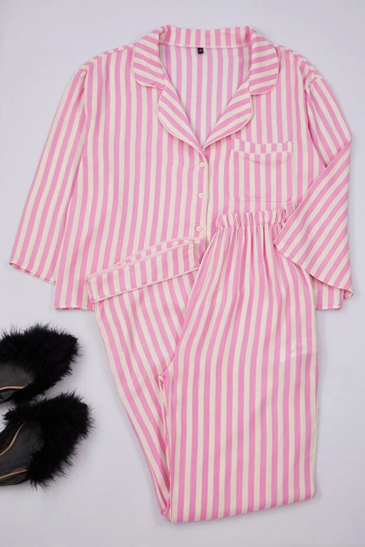 2-Piece Viscose Woven Pajama Set