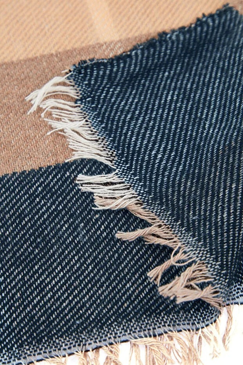 Soft Textured Argyle Scarf