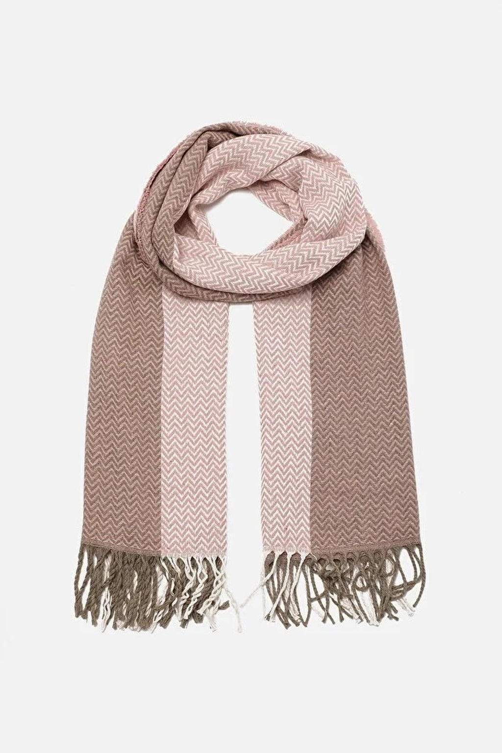 Color Block Soft Texture Scarf