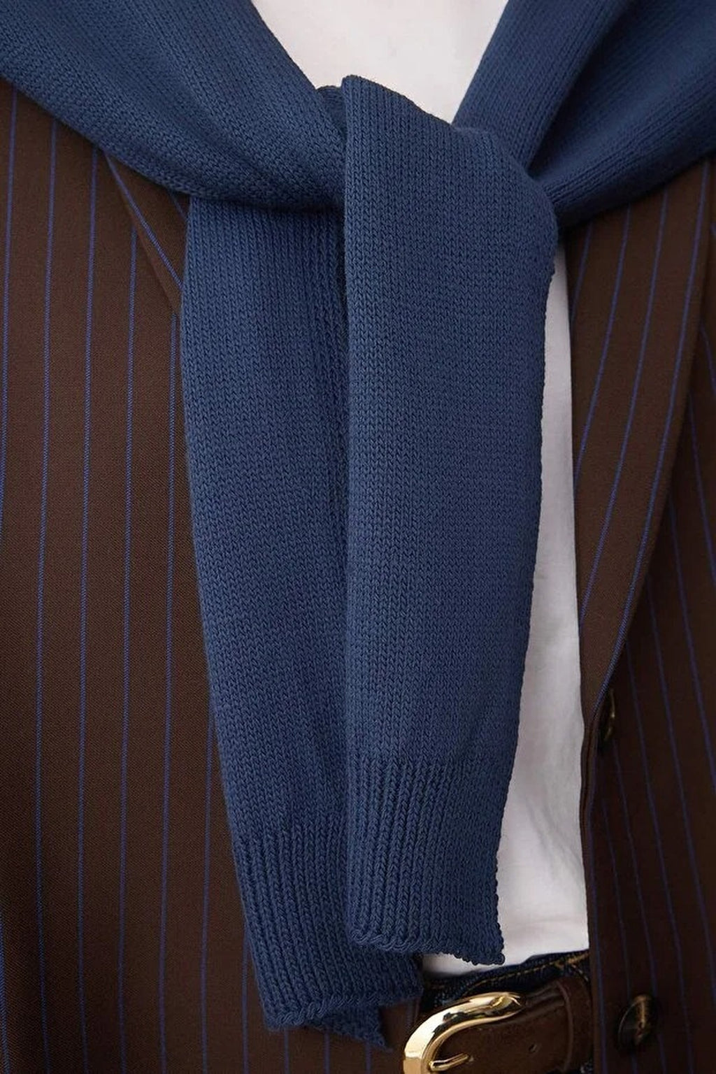 Sweater-Look Knit Shawl