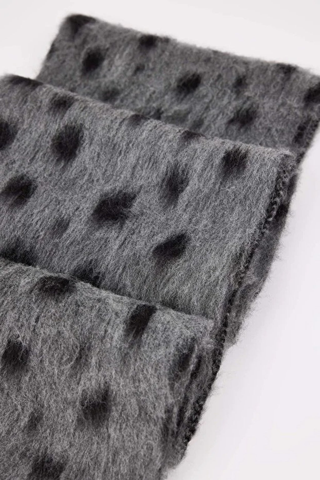 Patterned Soft Textured Knit Scarf