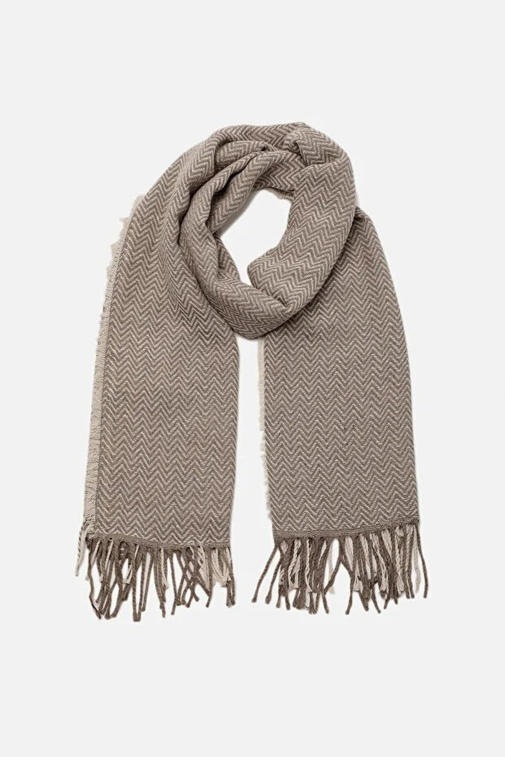 Pattern Blocked Soft Textured Women's Scarf