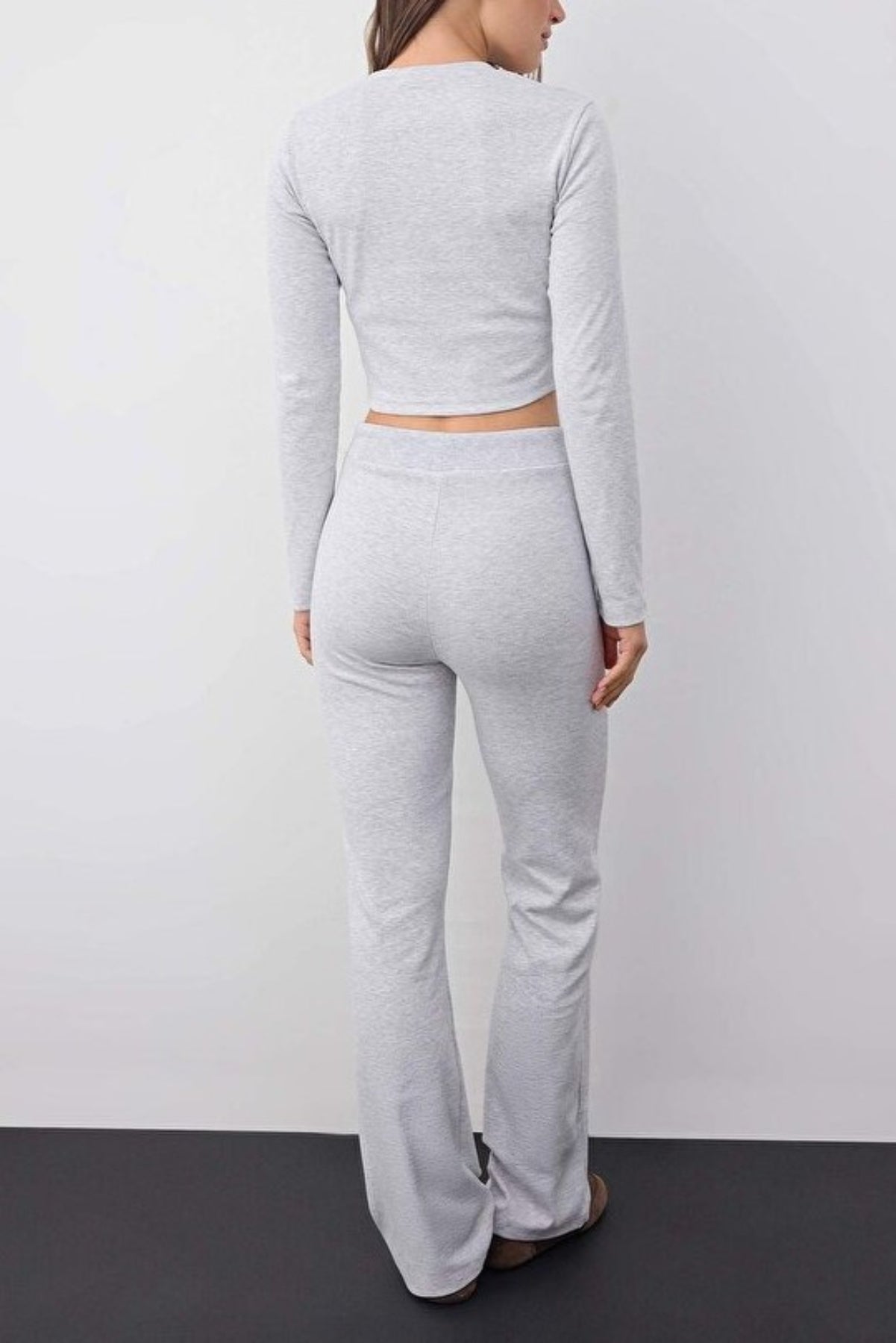 2-Piece Slim Fit Knit Top & Pants Set