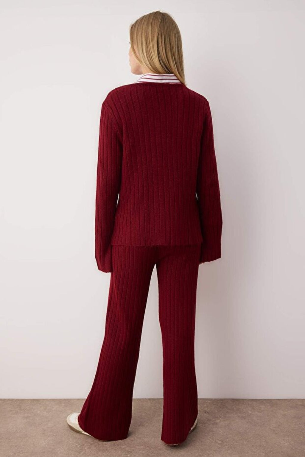 2-Piece Soft Texture Knit Sweater & Pants Set