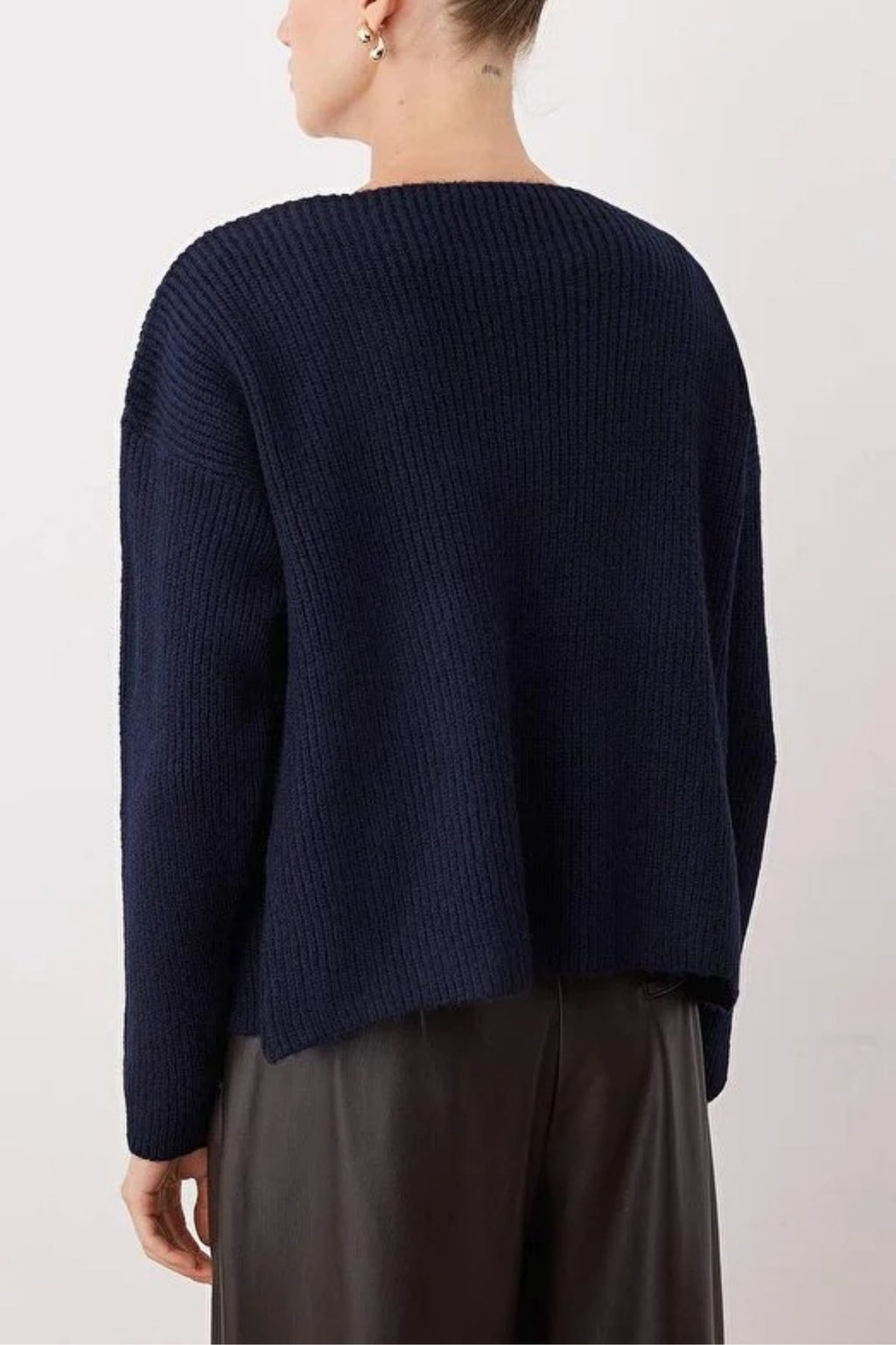 2-Piece Knit Soft-Textured Blouse-Cardigan Set