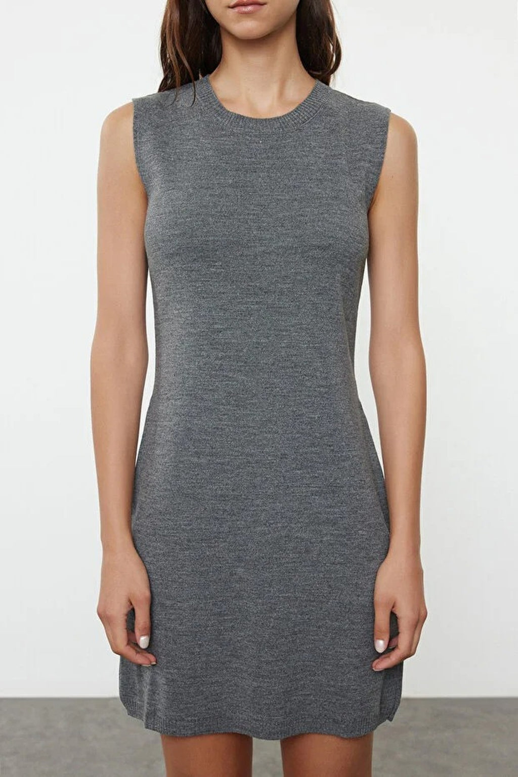 2-Piece Mini Knit Cardigan-Dress Set