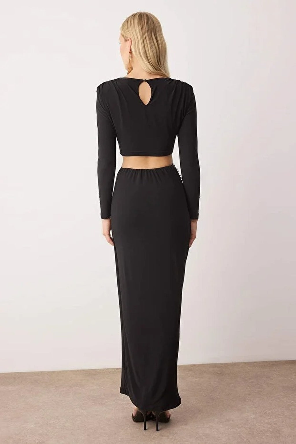 2-Piece Accessory Detailed Party Top and Bottom Set