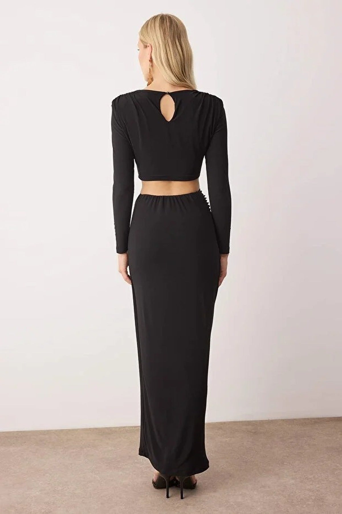 2-Piece Accessory Detailed Party Top and Bottom Set