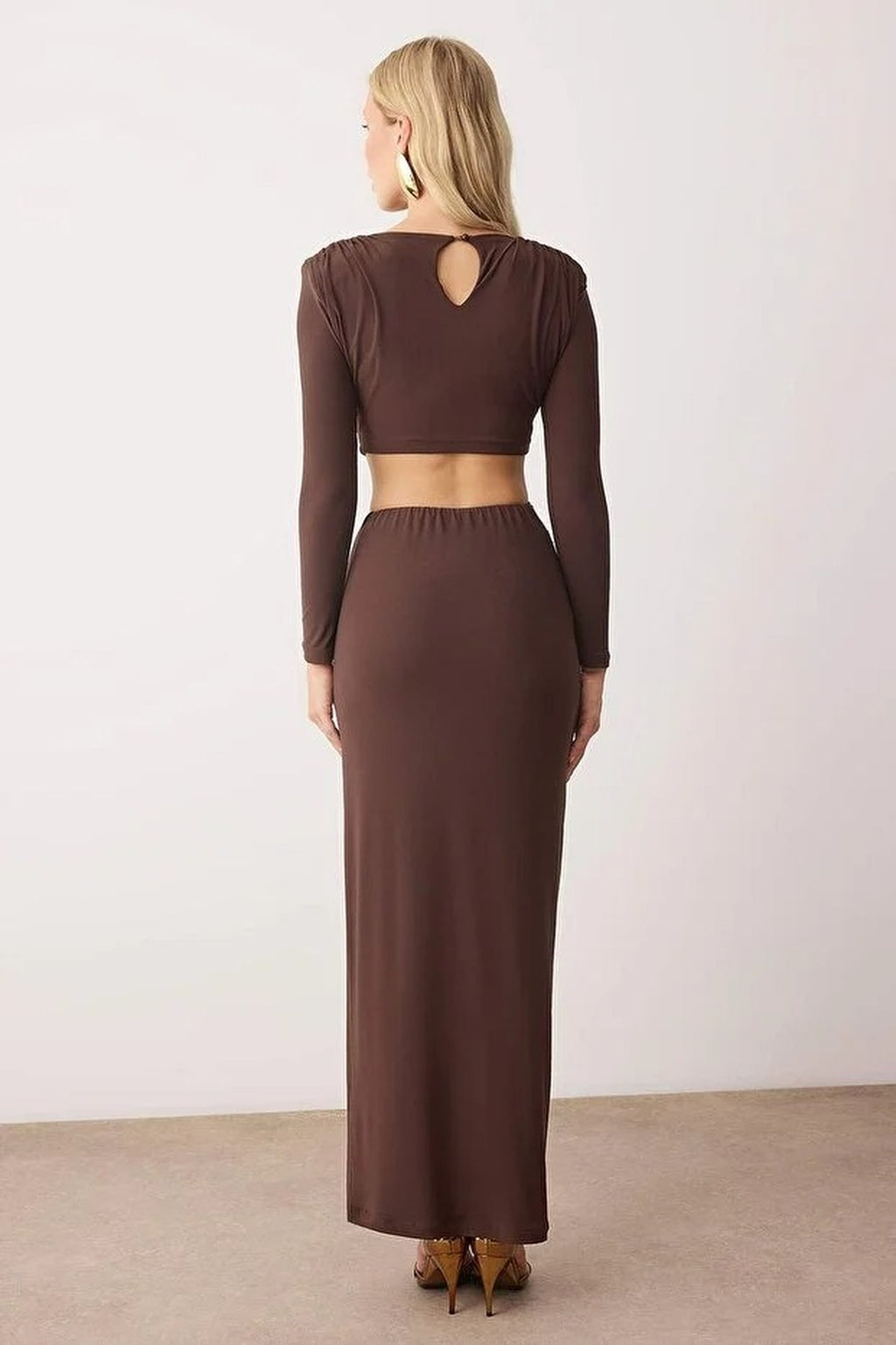 2-Piece Accessory Detailed Party Top and Bottom Set