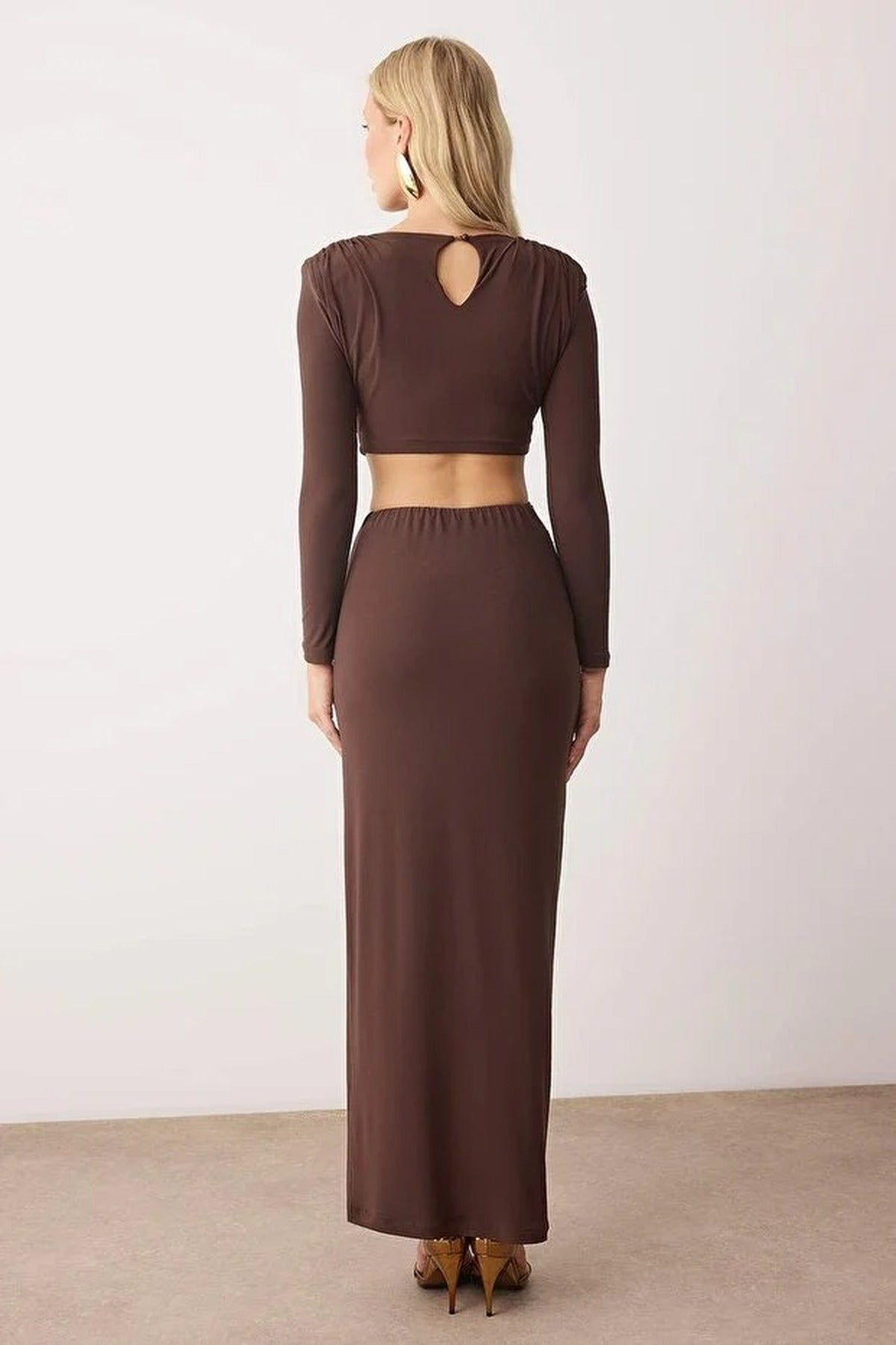 2-Piece Accessory Detailed Party Top and Bottom Set