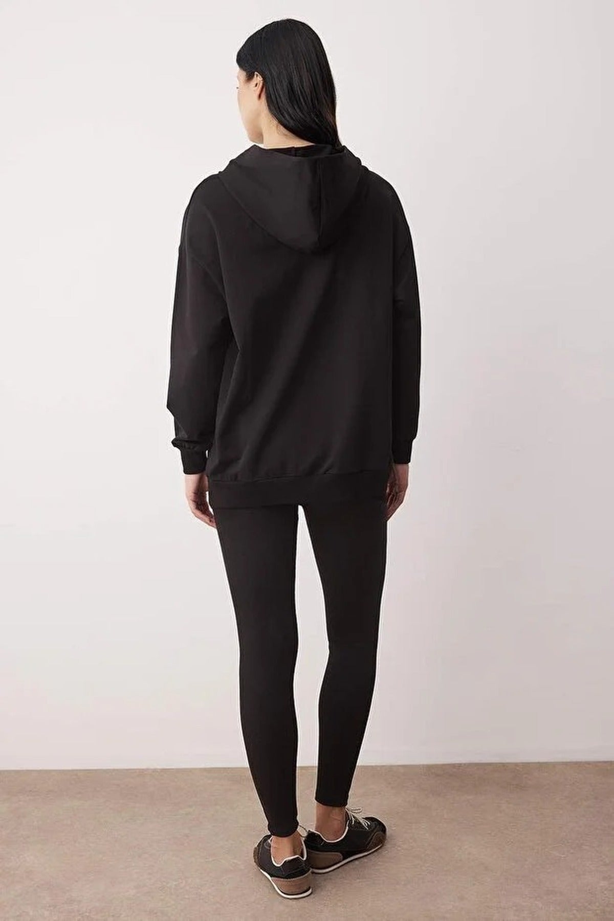 3-Piece Hooded Knitted Leggings Top and Bottom Set