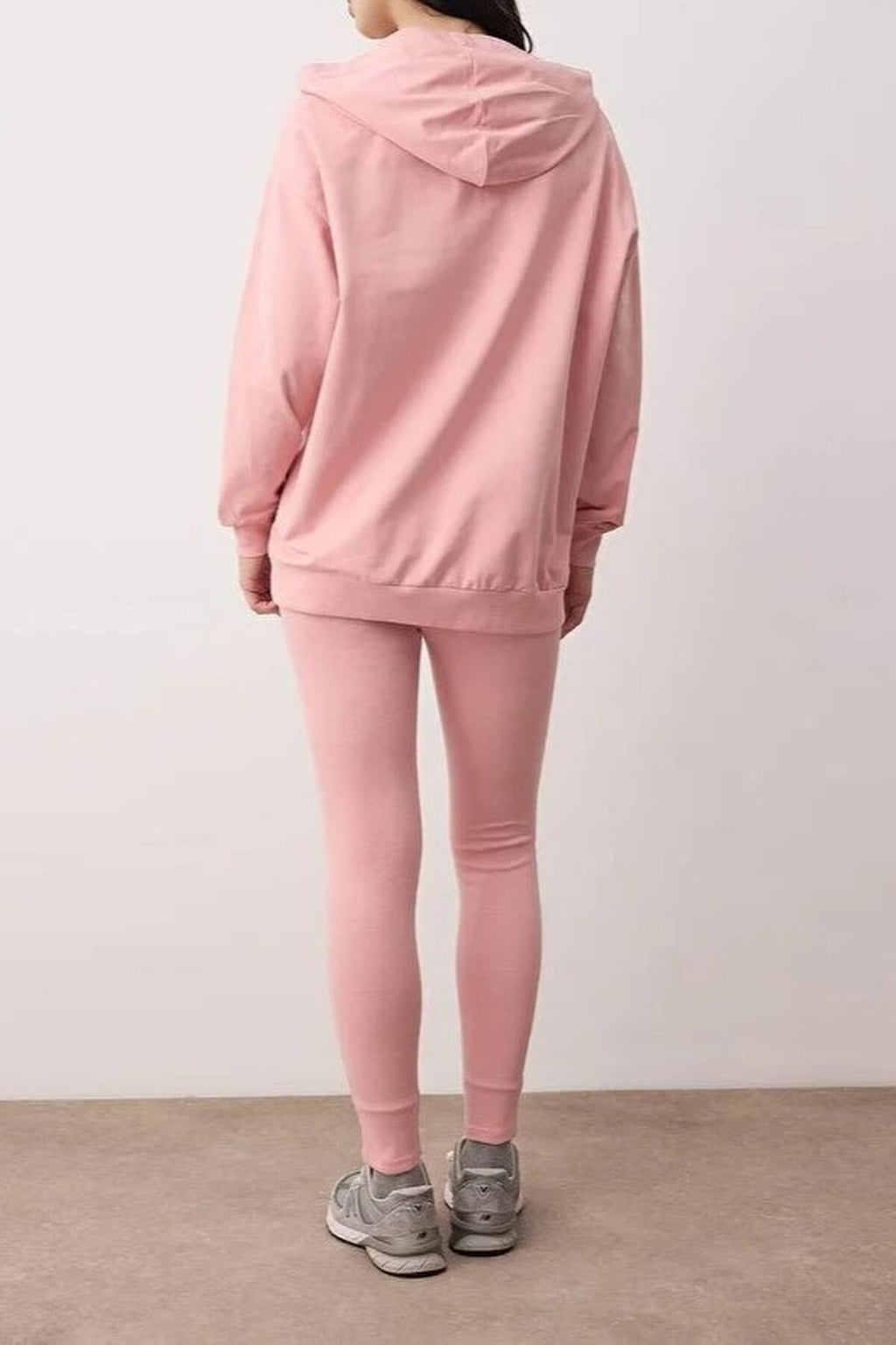 3-Piece Hooded Knitted Leggings Top and Bottom Set