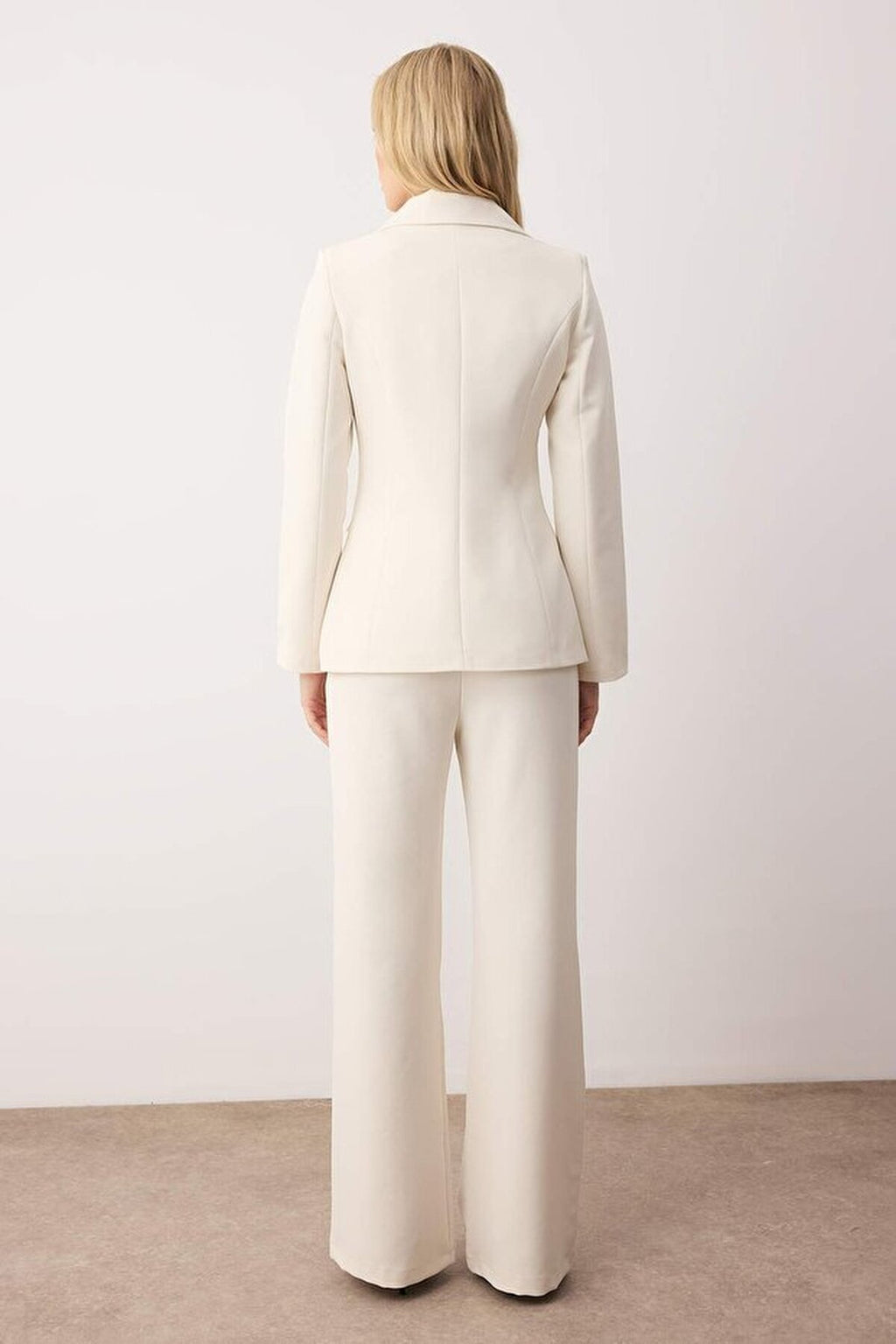 2-Piece Woven Blazer Jacket and Trousers Set
