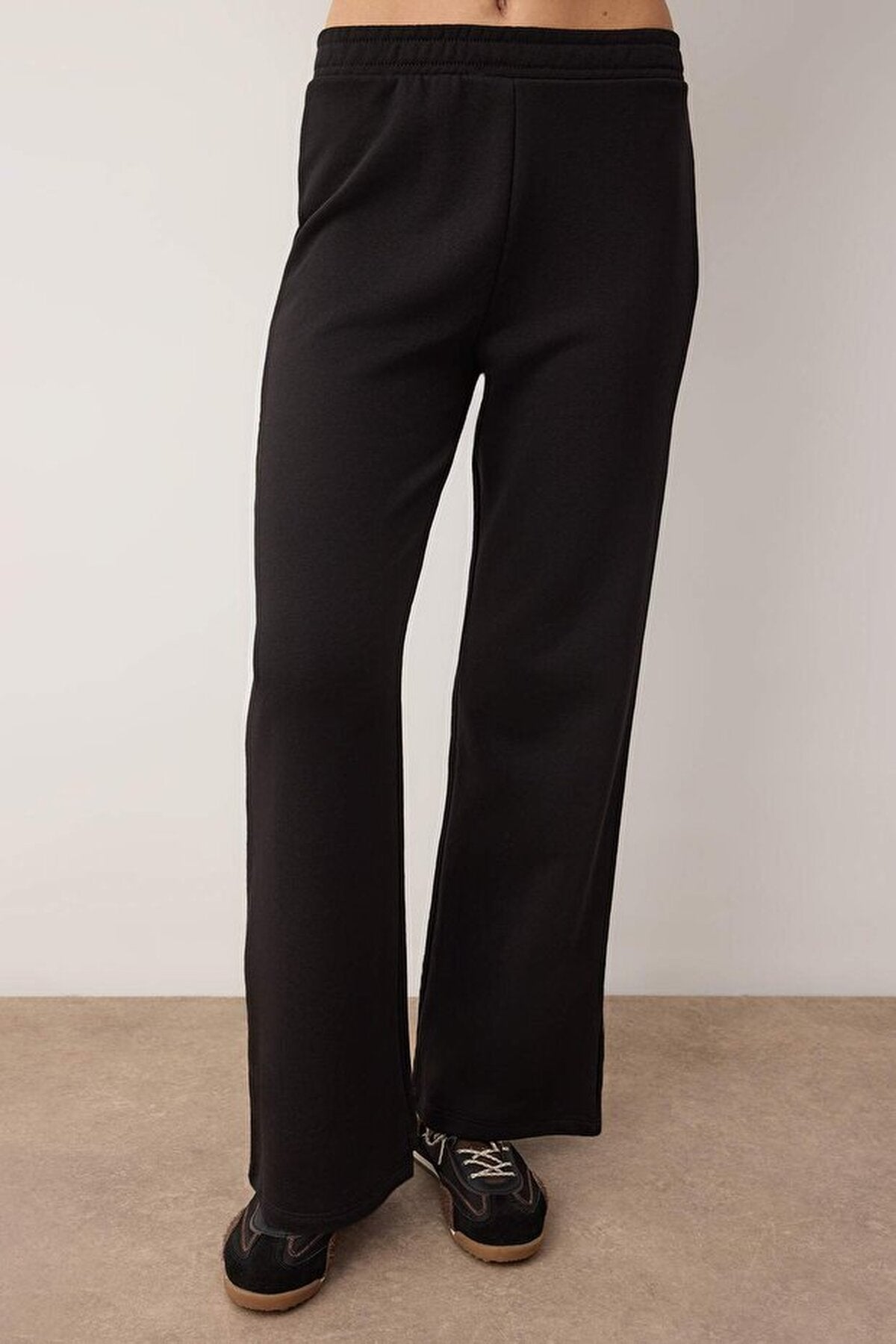 2-Piece Peplum Top & Straight Cut Bottom Knitted Set